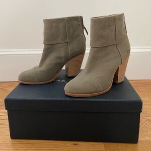 Rag & Bone Linen Newbury Booties